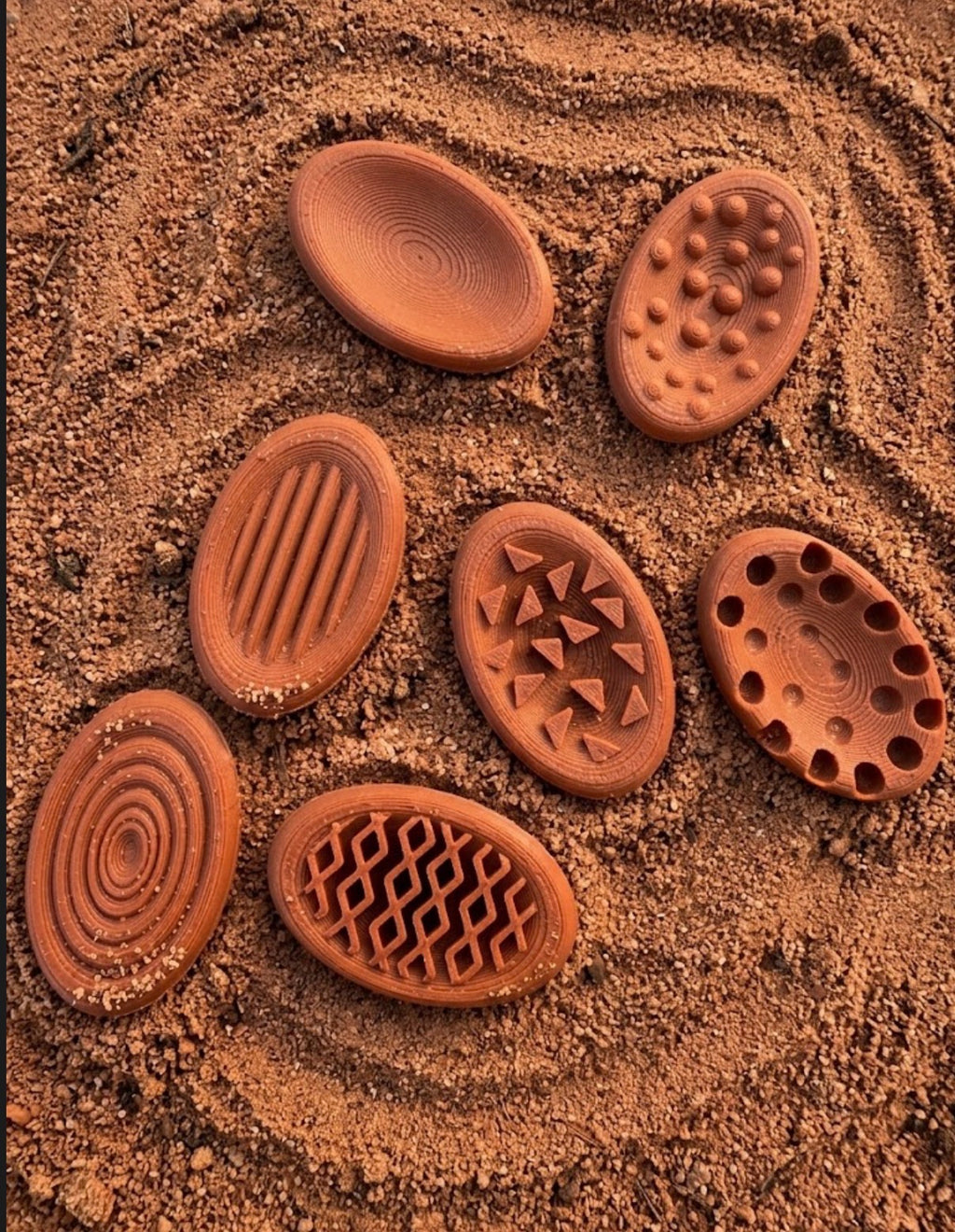 Sju Sanser – Worry Stone Samlesett (7 stk)