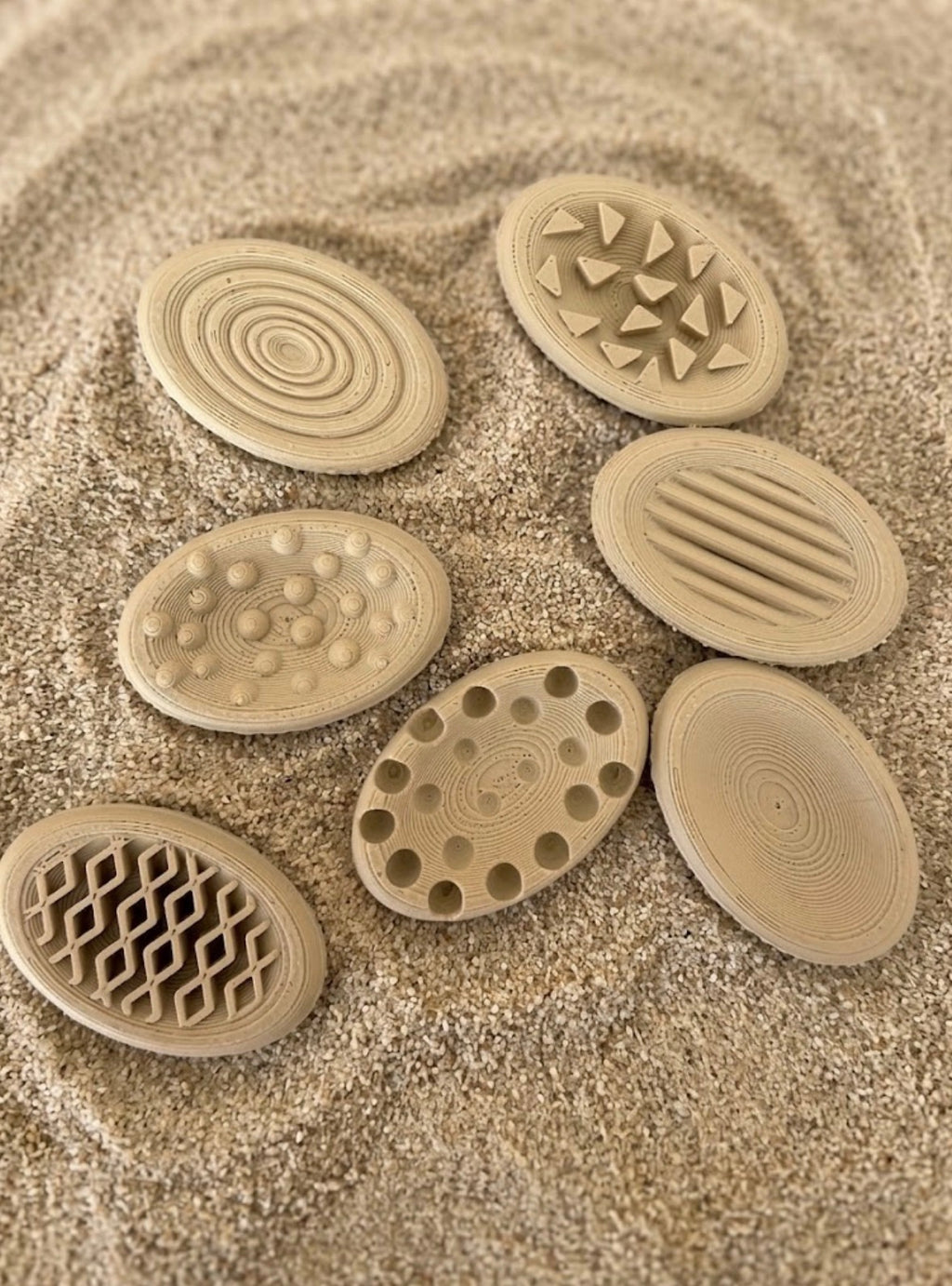 Sju Sanser – Worry Stone Samlesett (7 stk)